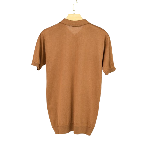 Solid Knit Polo Shirts