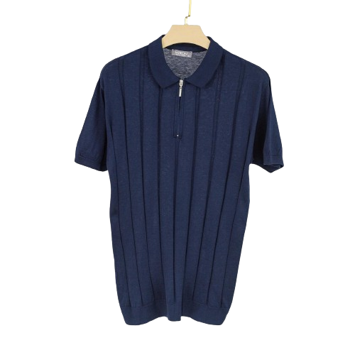 Solid Knit Polo Shirts