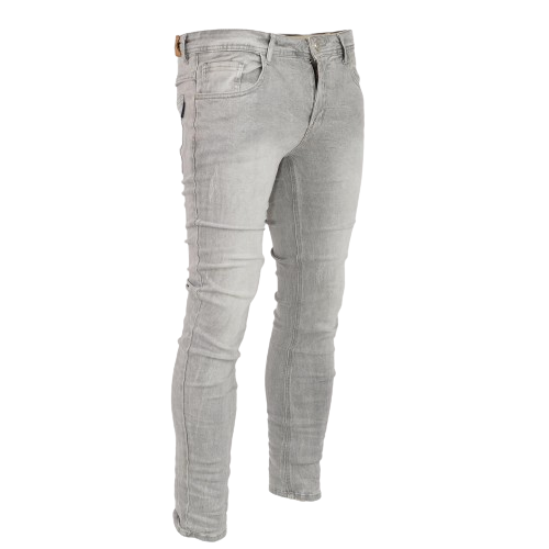 Men's grey denim jeans