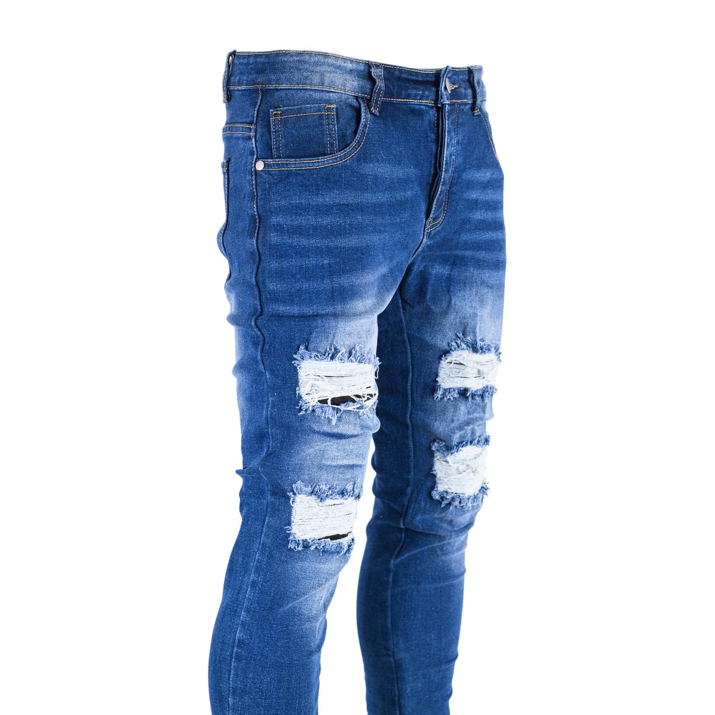 Ripped Skinny Denim Jeans