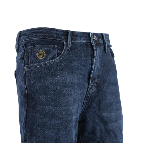 Men's slimfit denim frayed jeans