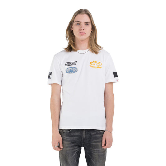 Replay Ride Hard Badges T-Shirt