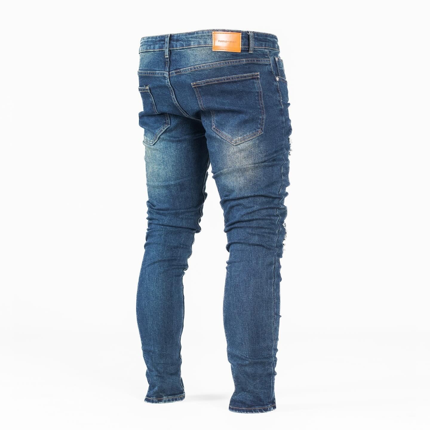 Men's Ripped Skinny Denim Jeans