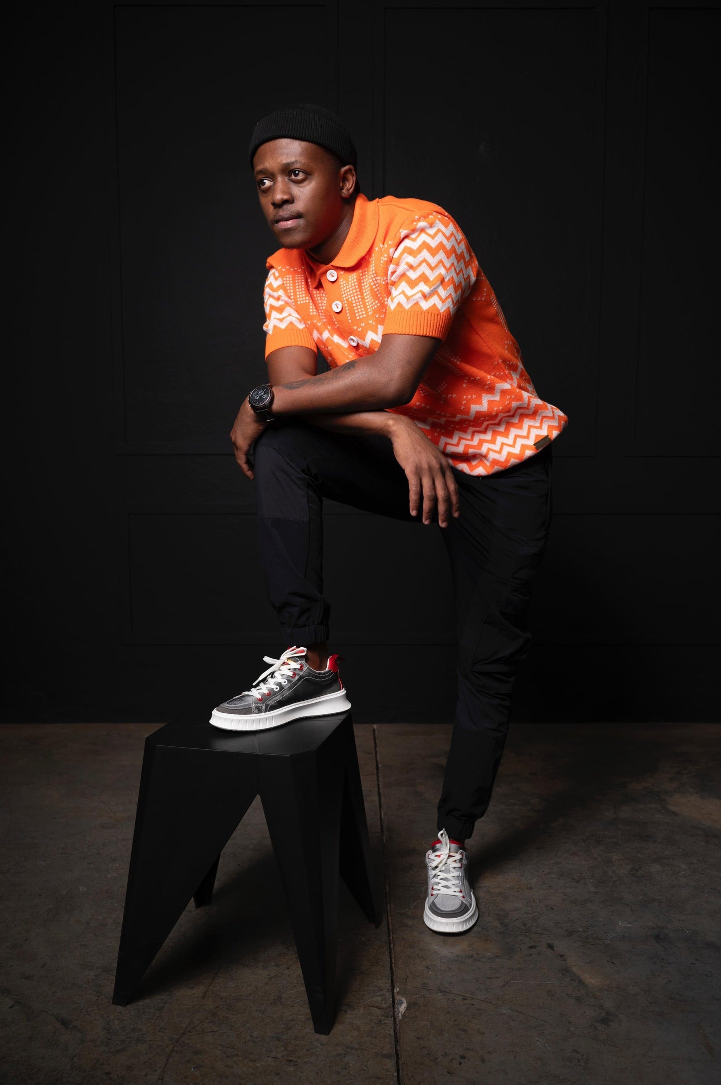 Konkhe 14 Limited edition Orange unisex knitted Golfers