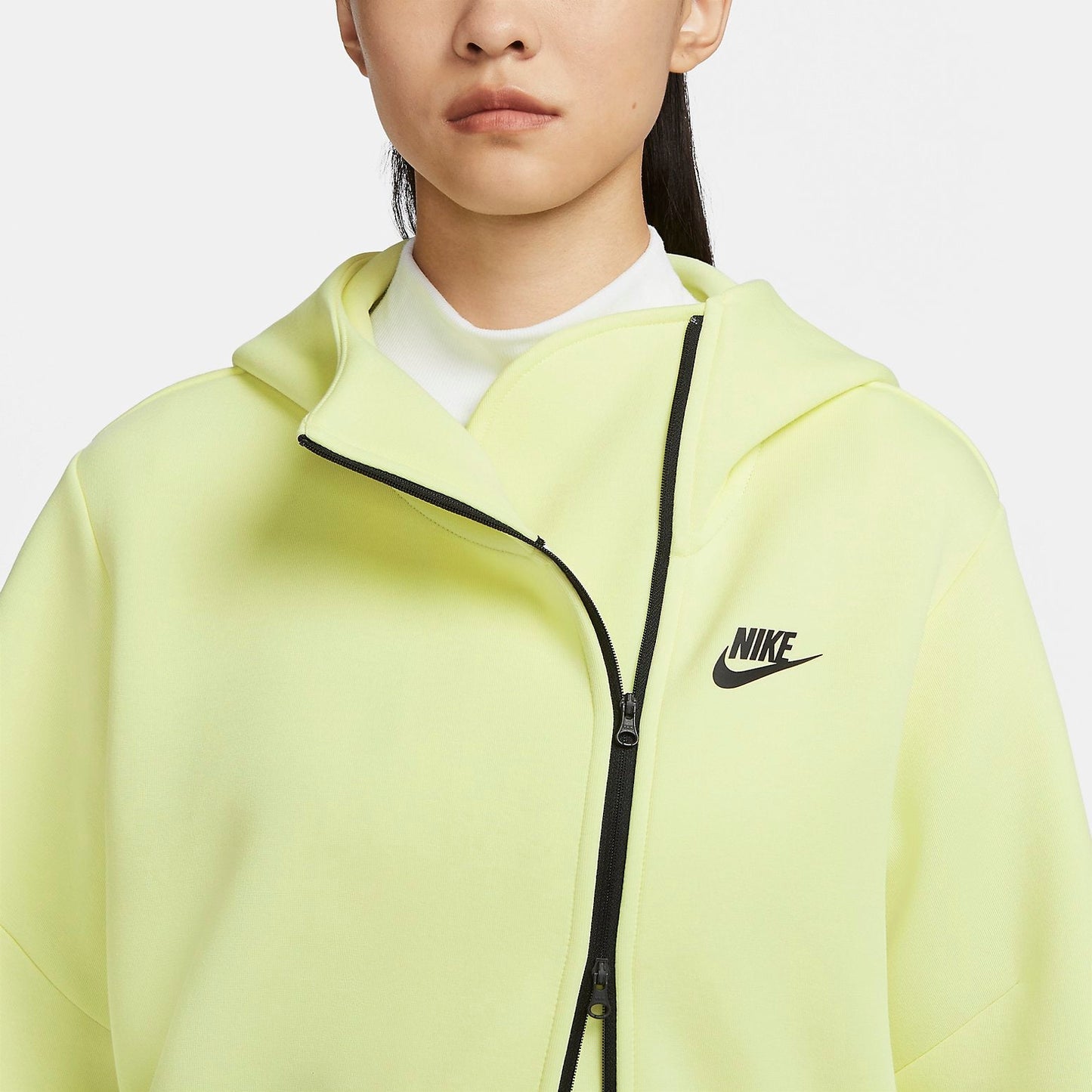 (WMNS) Nike Sportswear Tech Fleece Windrunner Full-zip Hoodie 'Light Green' FB8244-331