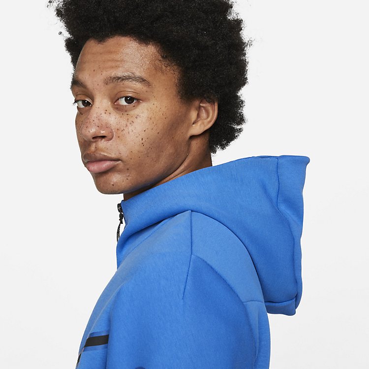 Nike Sportswear Tech Fleece Full-Zip Hoodie 'Signal Blue' CU4489-403