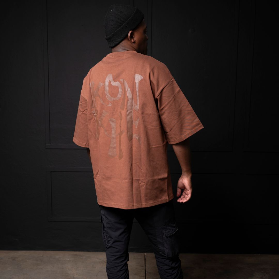 Brown on Brown Konkhe 14 Unisex oversized Premium T-shirts