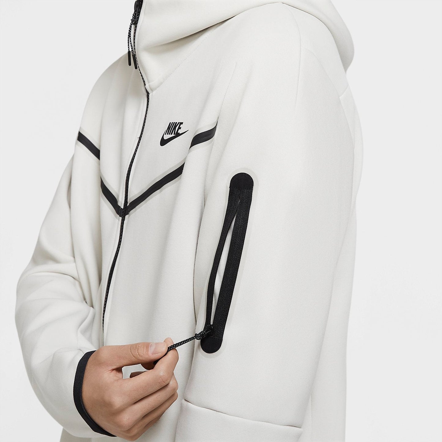 Nike Sportswear Tech Fleece Full-Zip Hoodie 'White' CU4490-072