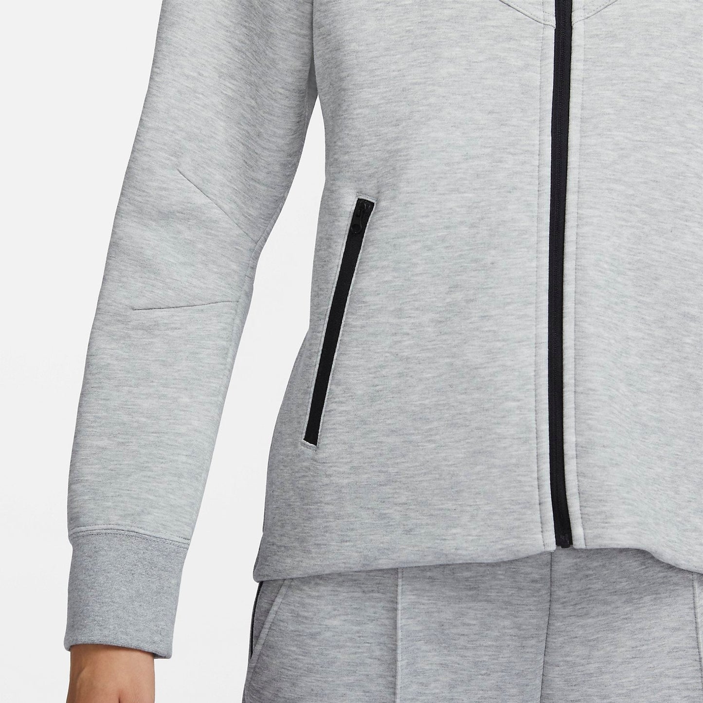 (WMNS) Nike Tech Fleece Full Zip Hoodie 'Grey' FB8339-063