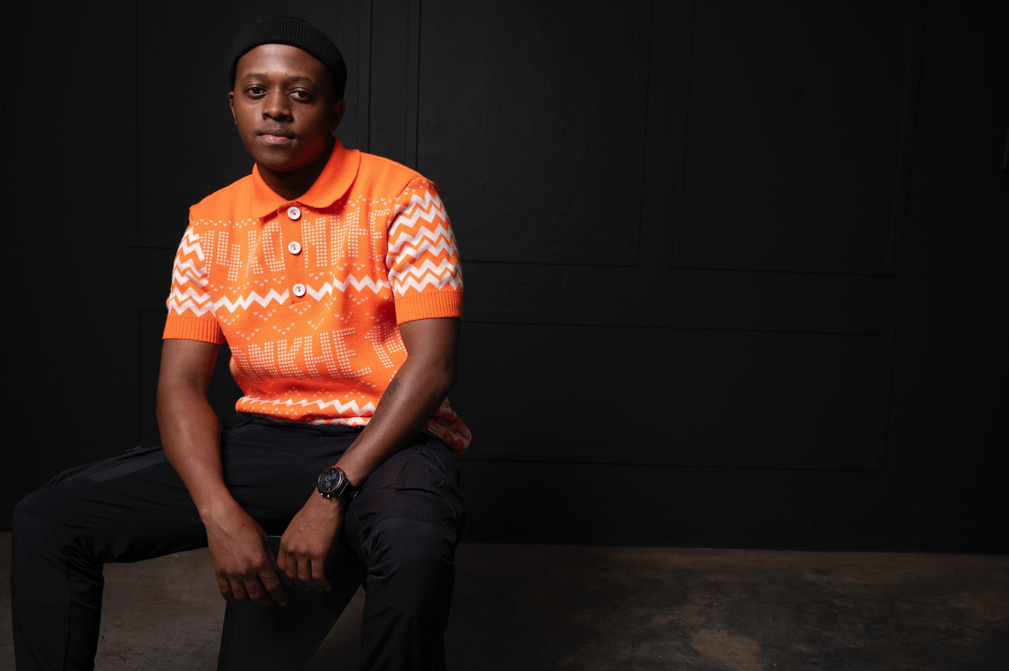 Konkhe 14 Limited edition Orange unisex knitted Golfers