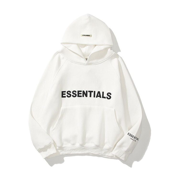 Fear of God Essentials 3D Silicon Applique Pullover Hoodie