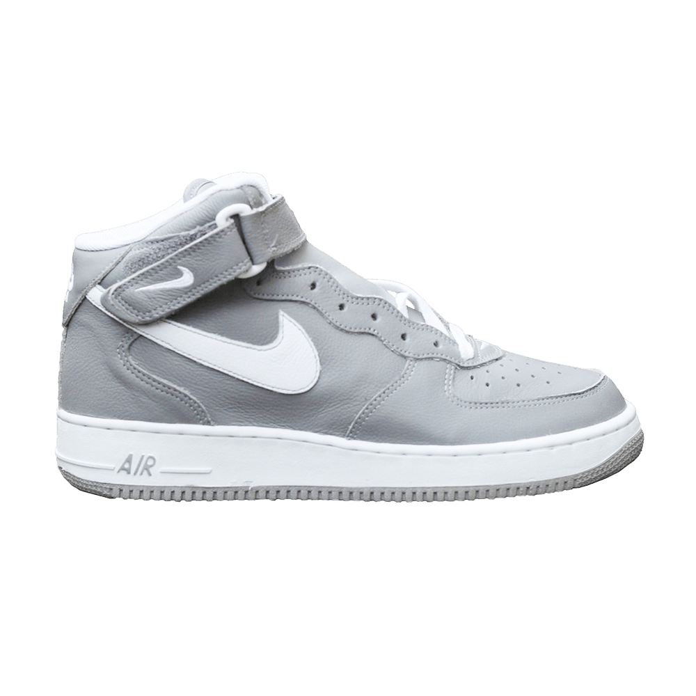 NIKE AIR FORCE 1 MID "WHITE GREY"