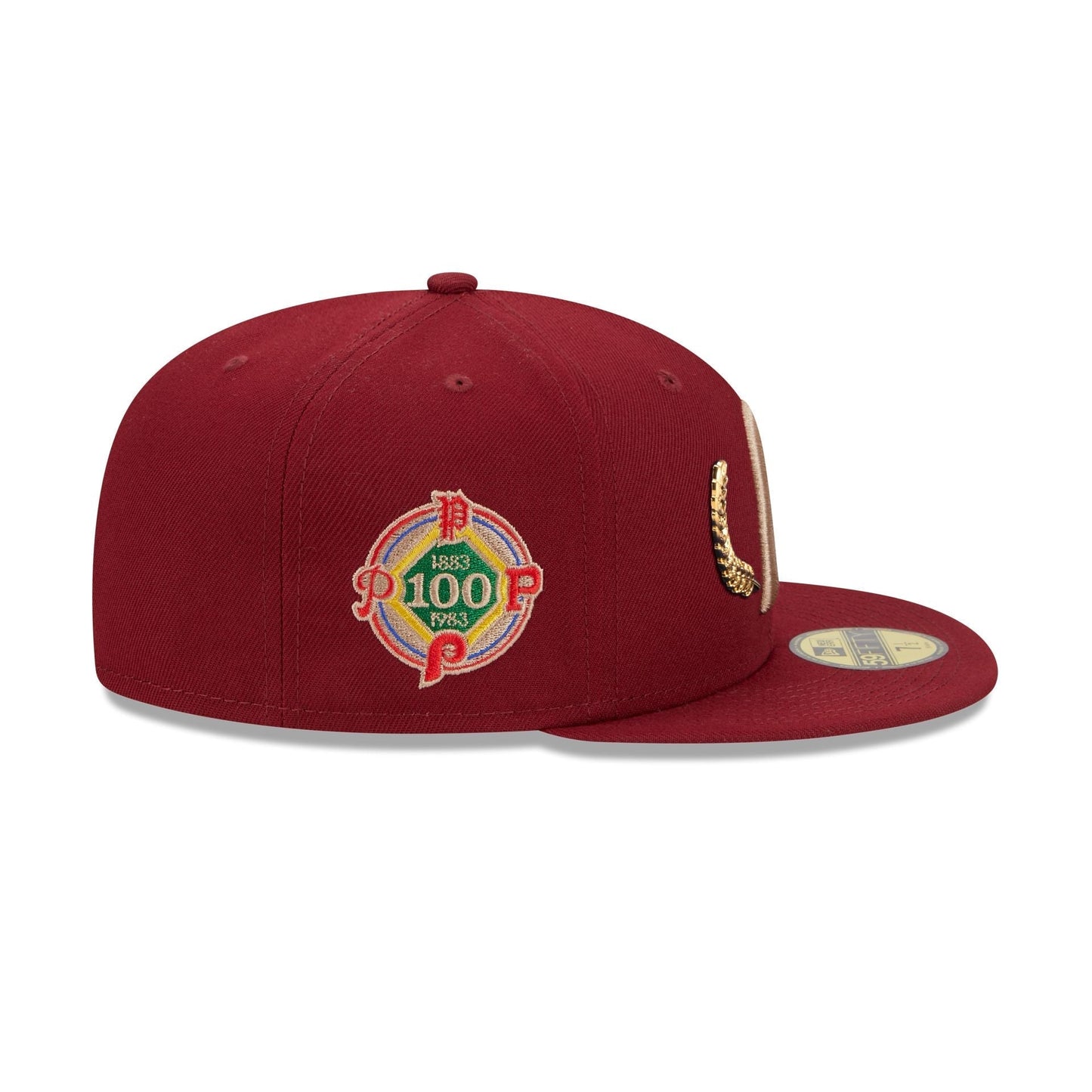 Philadelphia Phillies Gold Leaf 59FIFTY Fitted Hat