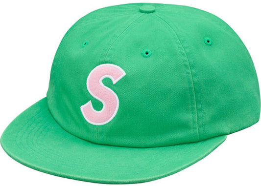 SUPREME S LOGO FELT 6-PANEL GREEN