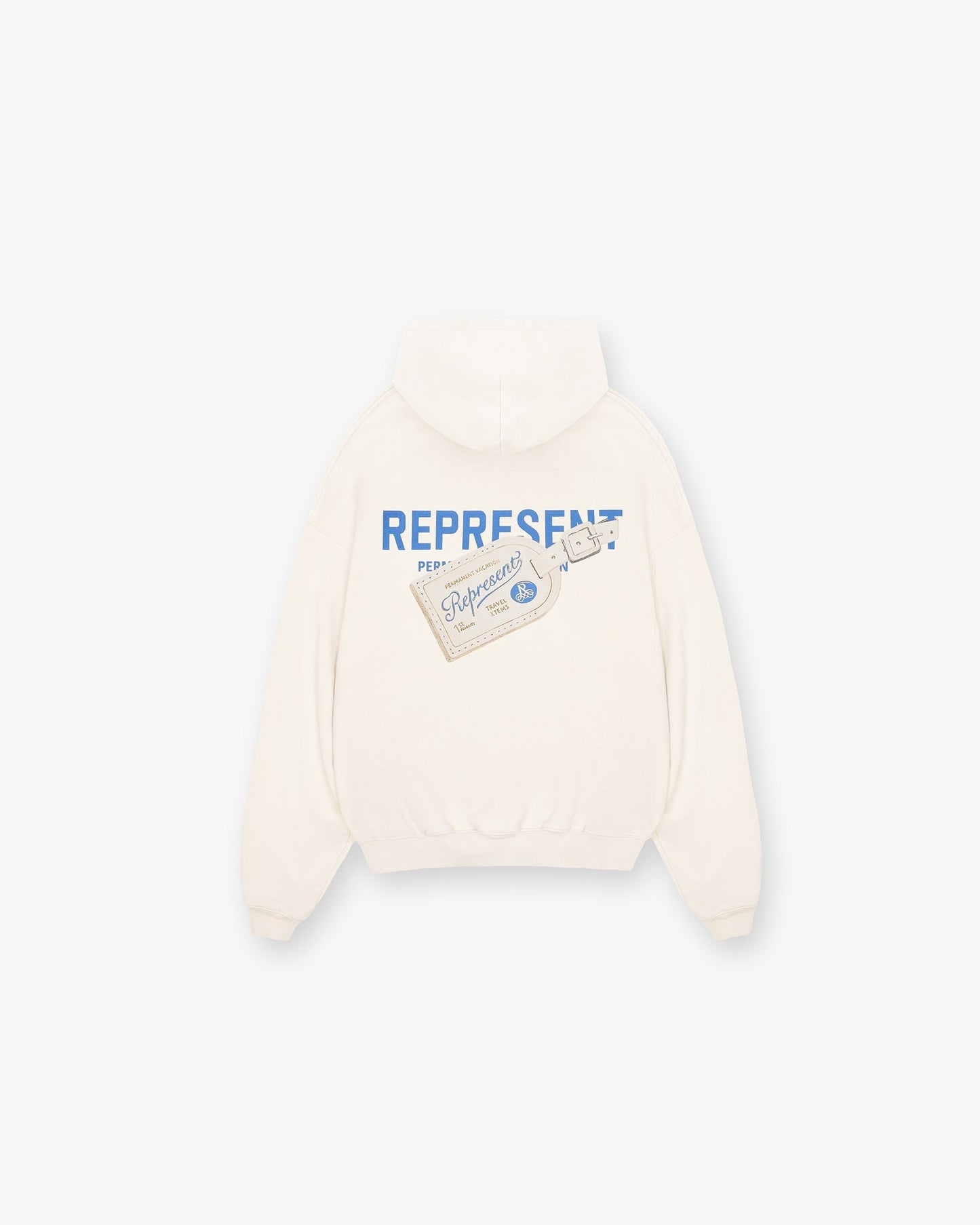 Luggage Tag Hoodie - Antique White