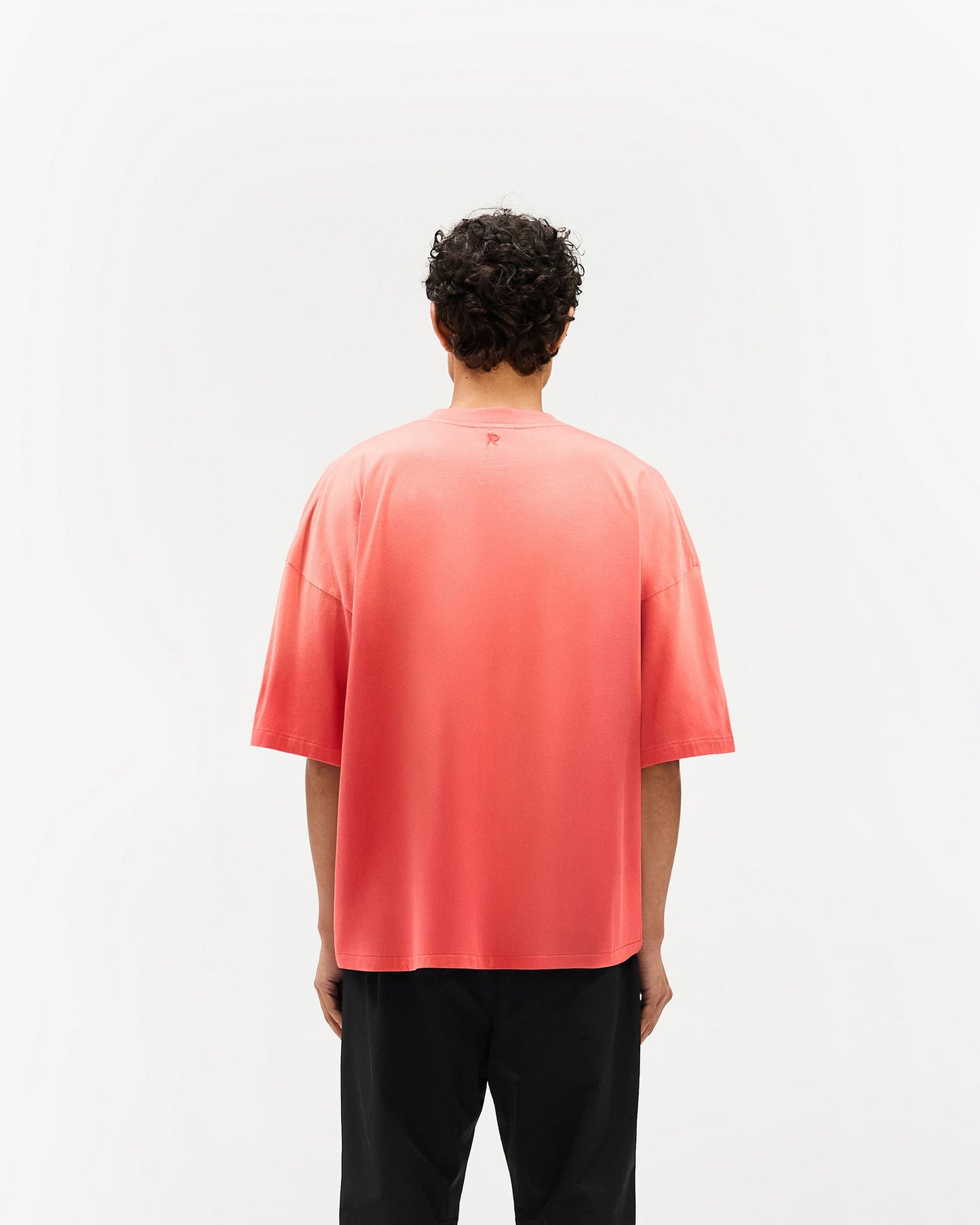 Initial Boxy T-Shirt - Vintage Red