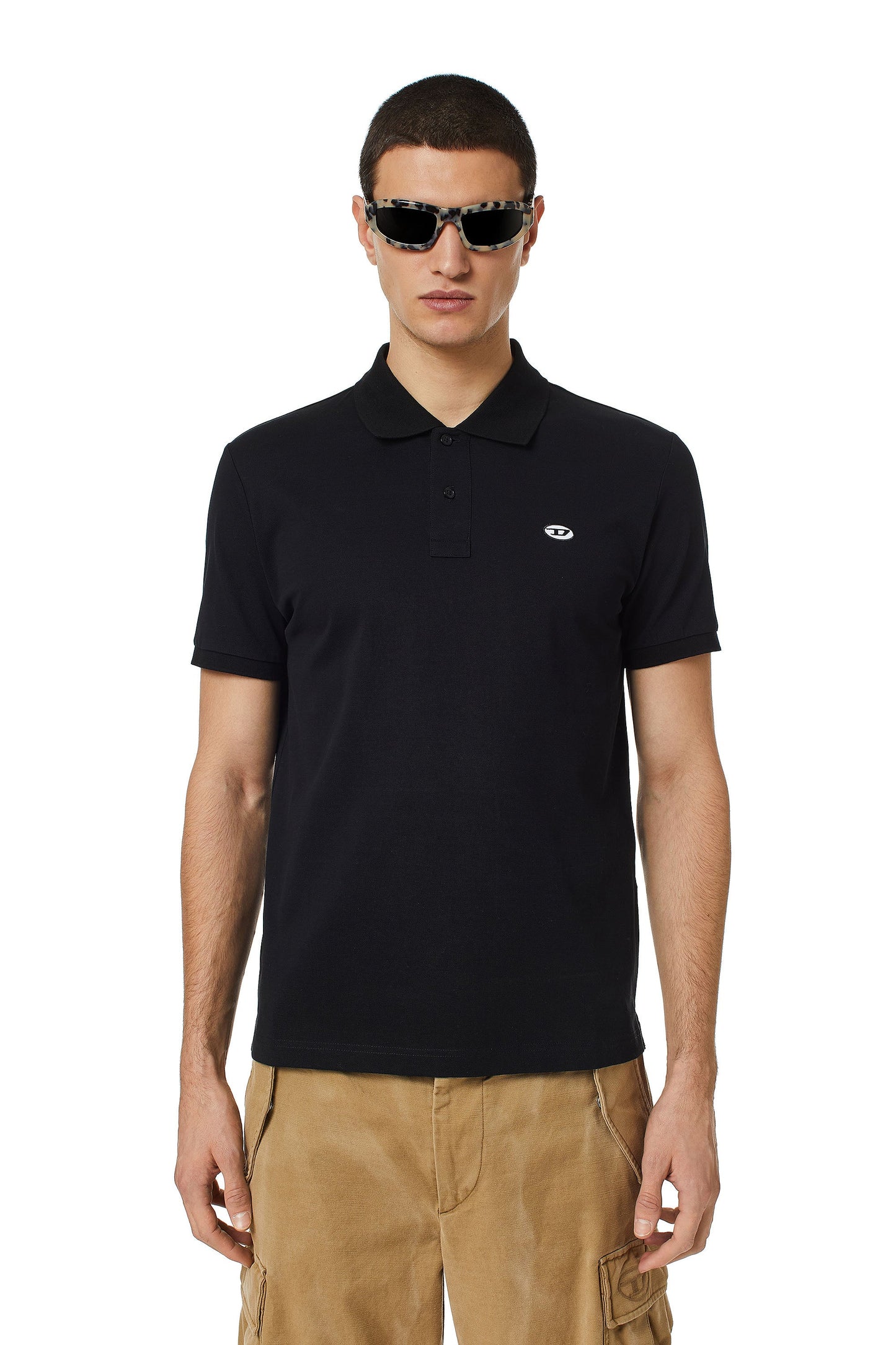 Diesel Polo shirt with oval D patch
