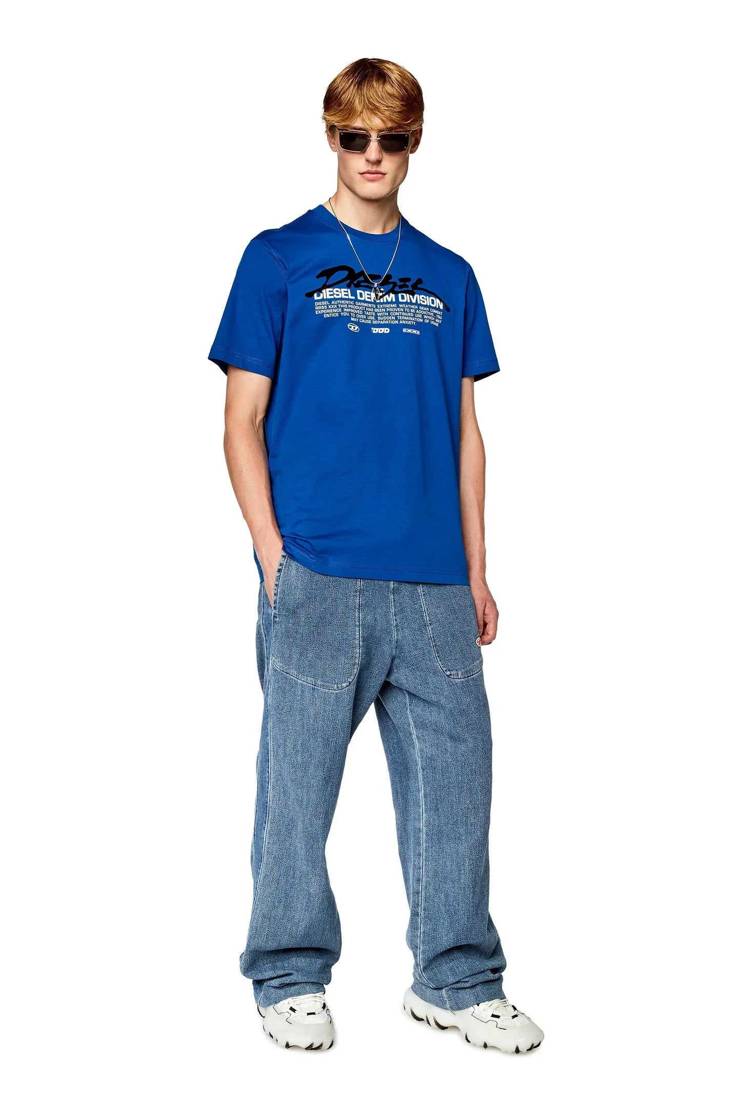 Diesel T-shirt with gel Diesel print