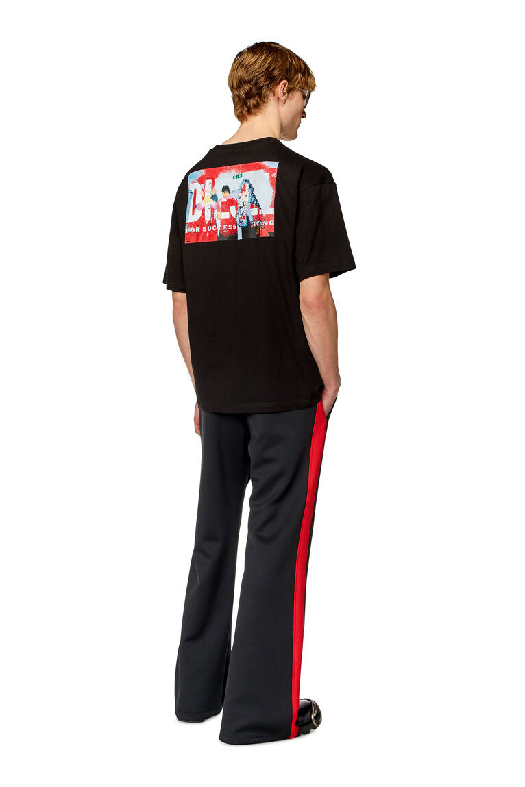 Diesel t-boxt-n11 T-shirt with photo print logo