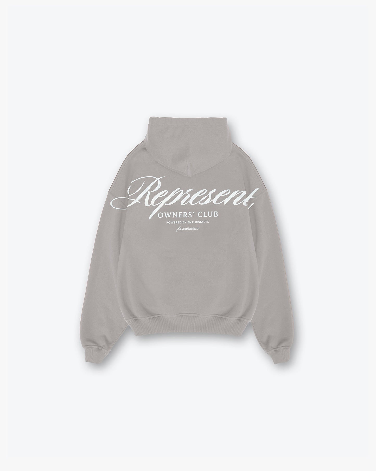 Represent Owners Club Script Hoodie - Slate