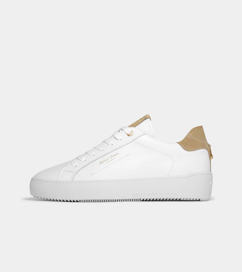 Android Homme Zuma White Beige Leather Hardware AHP231-67