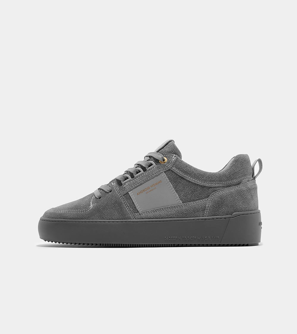 Android Homme Point Dume Low Grey Stingray Nubuck AHP233-23
