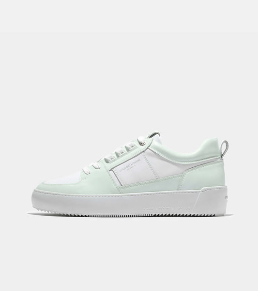 Android Homme Point Dume Low White Blue UV-Coated Leather AHP234-44