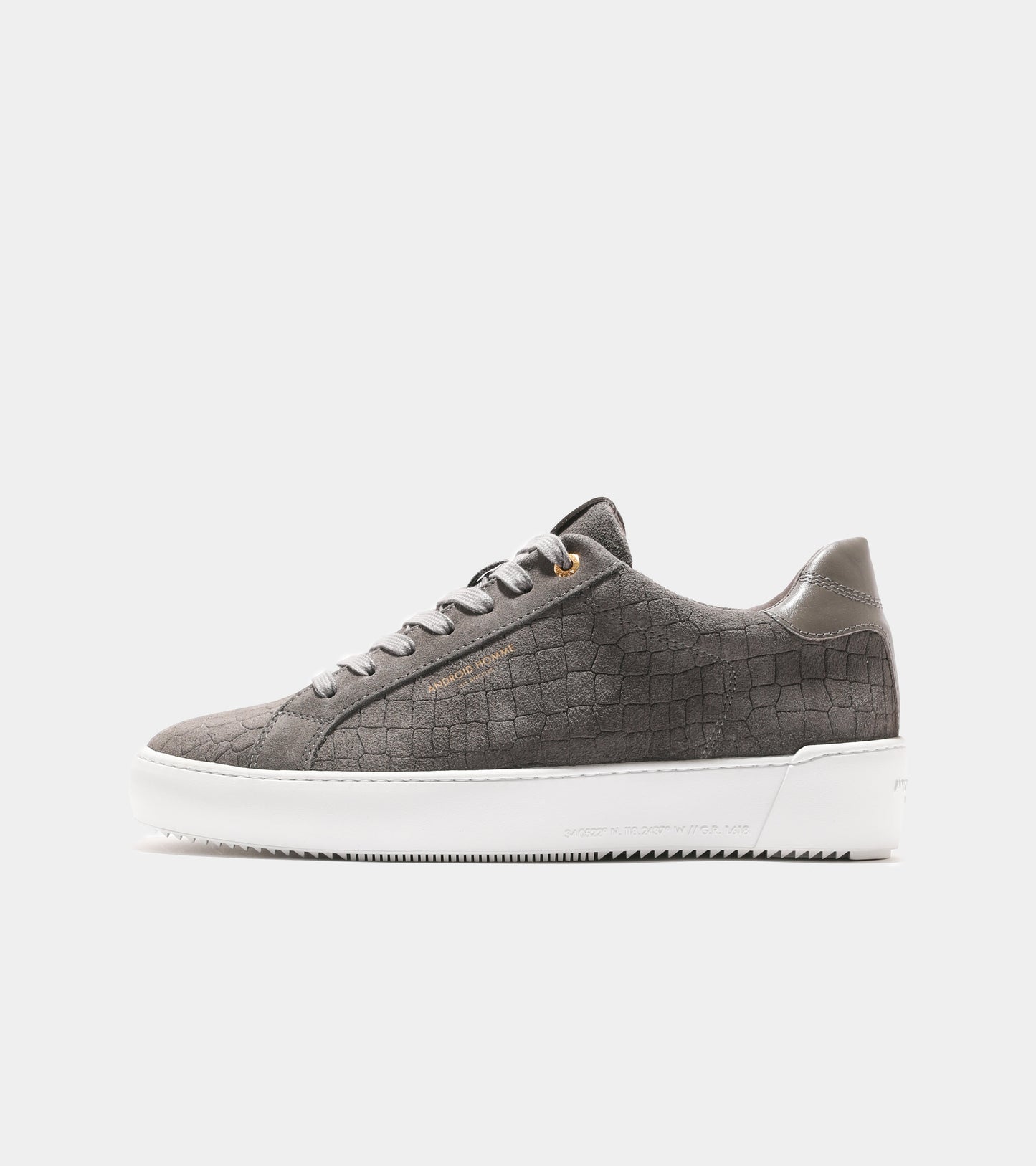 Android Homme Zuma Charcoal Caiman Croc AHP244-09