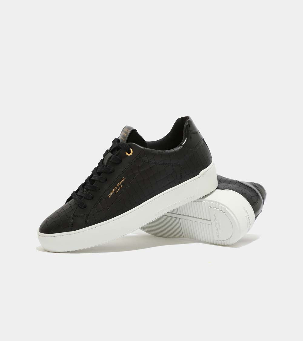 Android Homme Zuma Black Caiman Croc AHP213-08