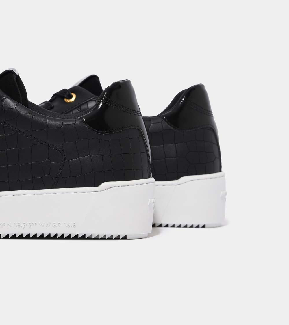 Android Homme Zuma Black Caiman Croc AHP213-08