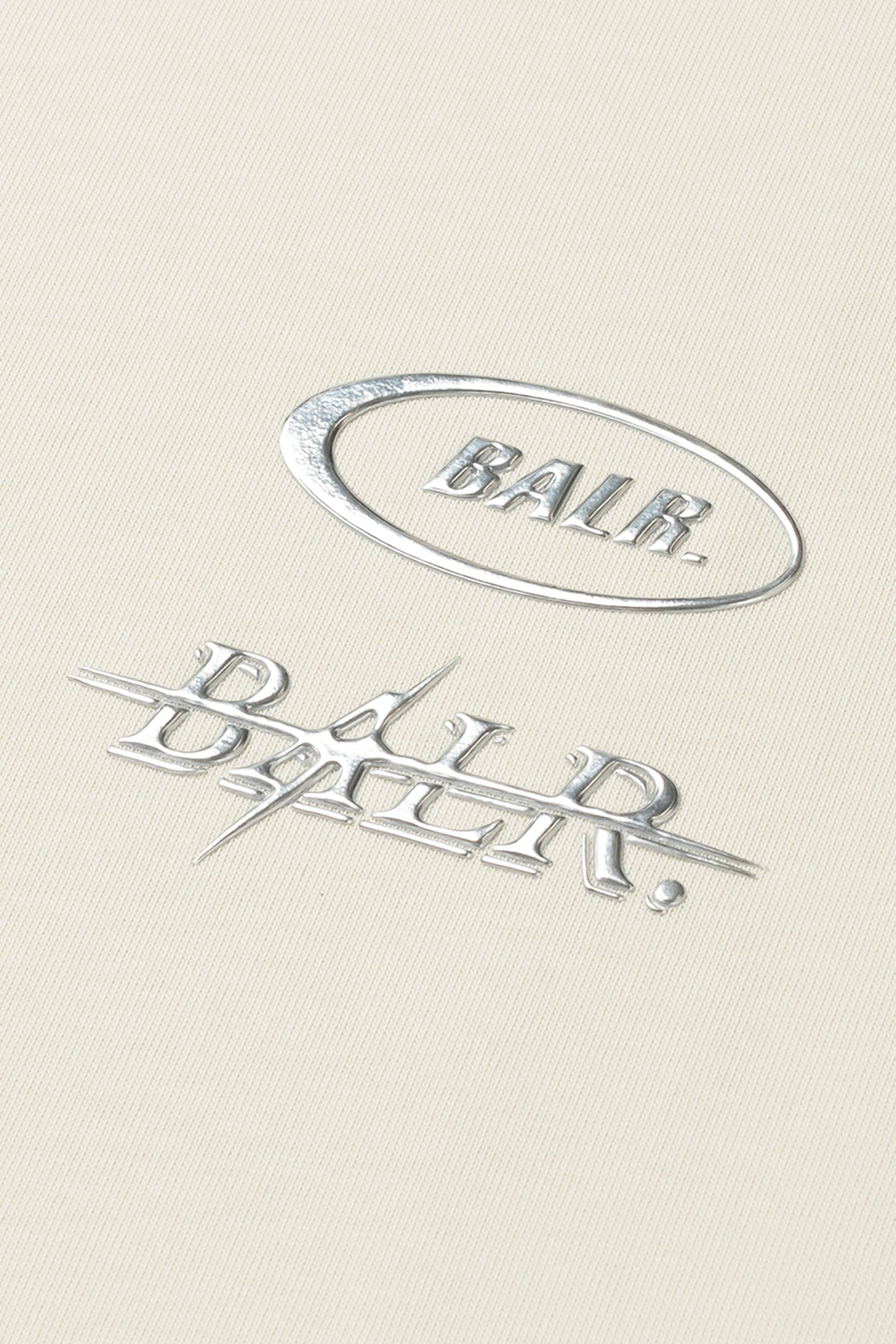 Metallic Box T-Shirt Light Beige