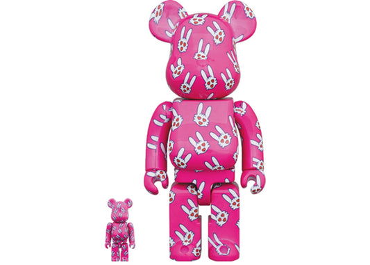 BEARBRICK HITOHATAUSAGI 100% 400%