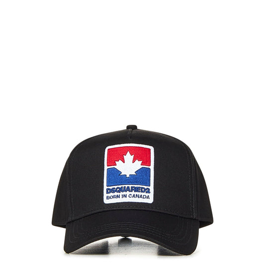 Black Dsquared2 Cappello Baseball Cap