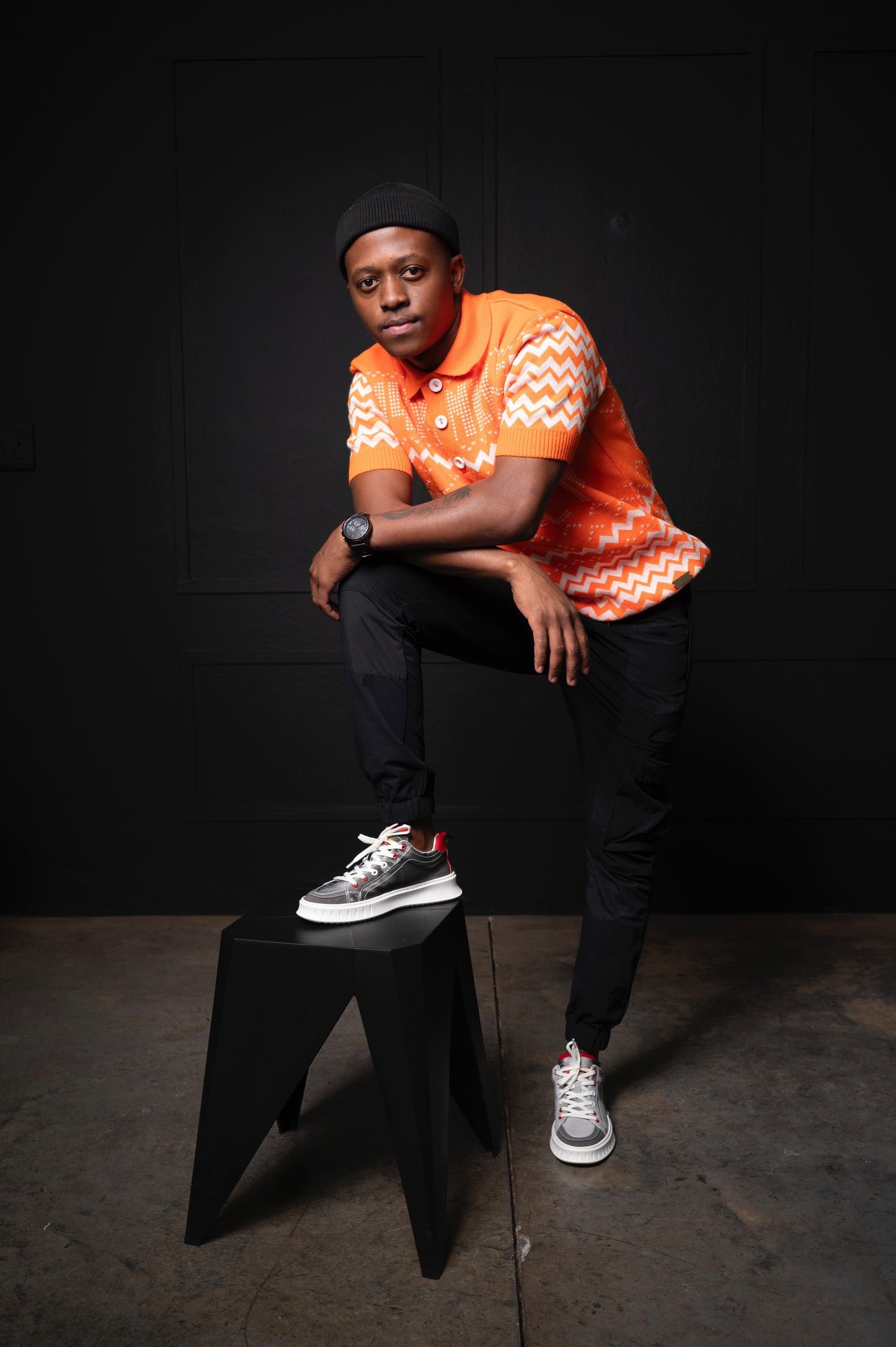 Konkhe 14 Limited edition Orange unisex knitted Golfers