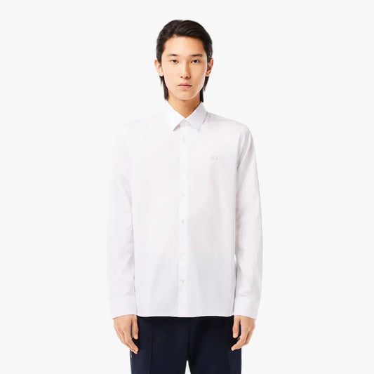 Slim Fit Stretch Poplin Shirt