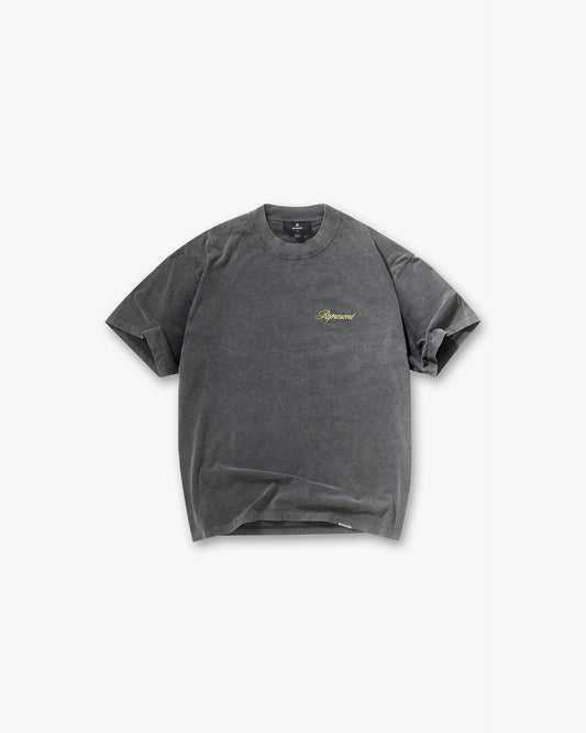 Script Logo T-Shirt - Vintage Grey