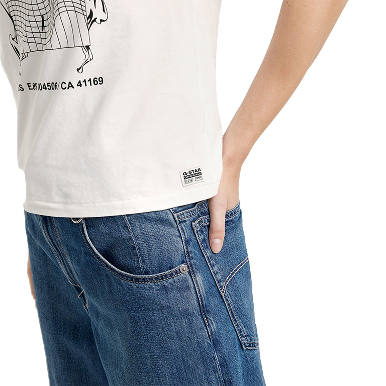 G-Star Grid Wave Graphic T-Shirt