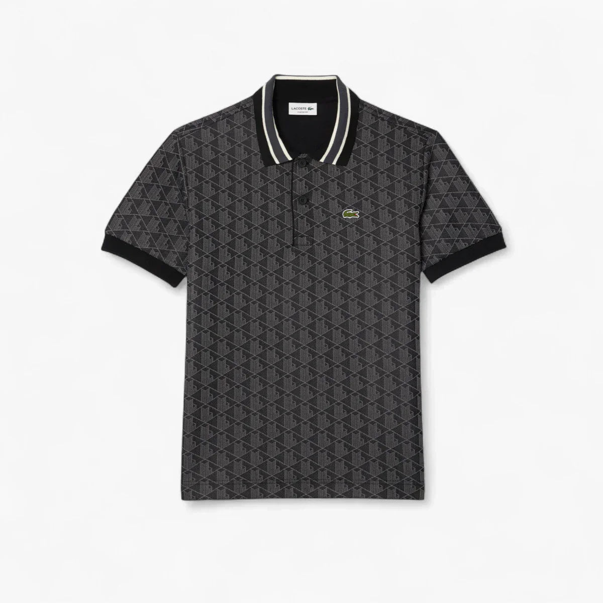 Classic Fit Monogram Jacquard Polo Shirt