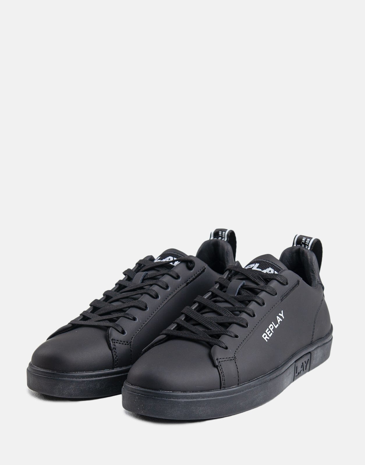 Replay Polys Logo Black Sneakers