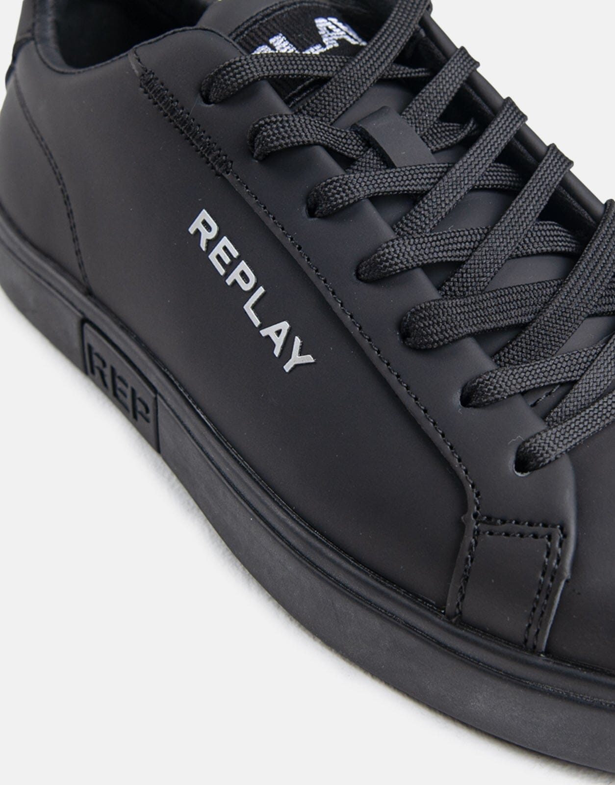 Replay Polys Logo Black Sneakers