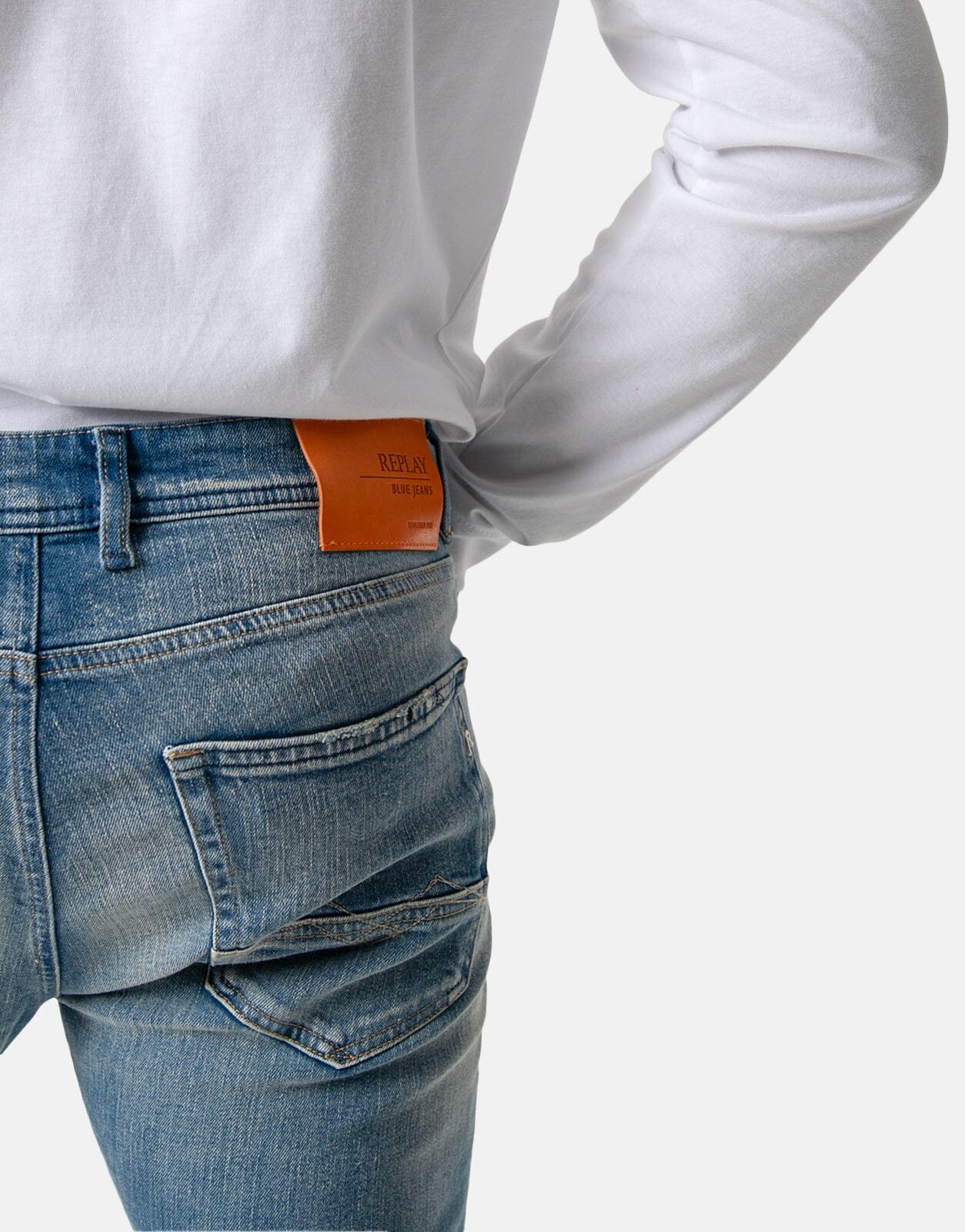 Replay Johnfrus Skinny Low Crotch Jeans