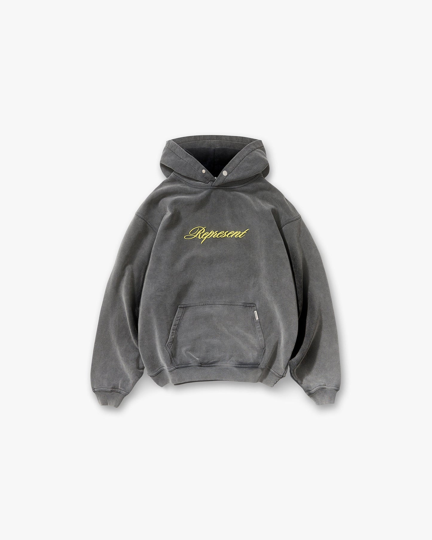 Script Logo Hoodie - Vintage Grey