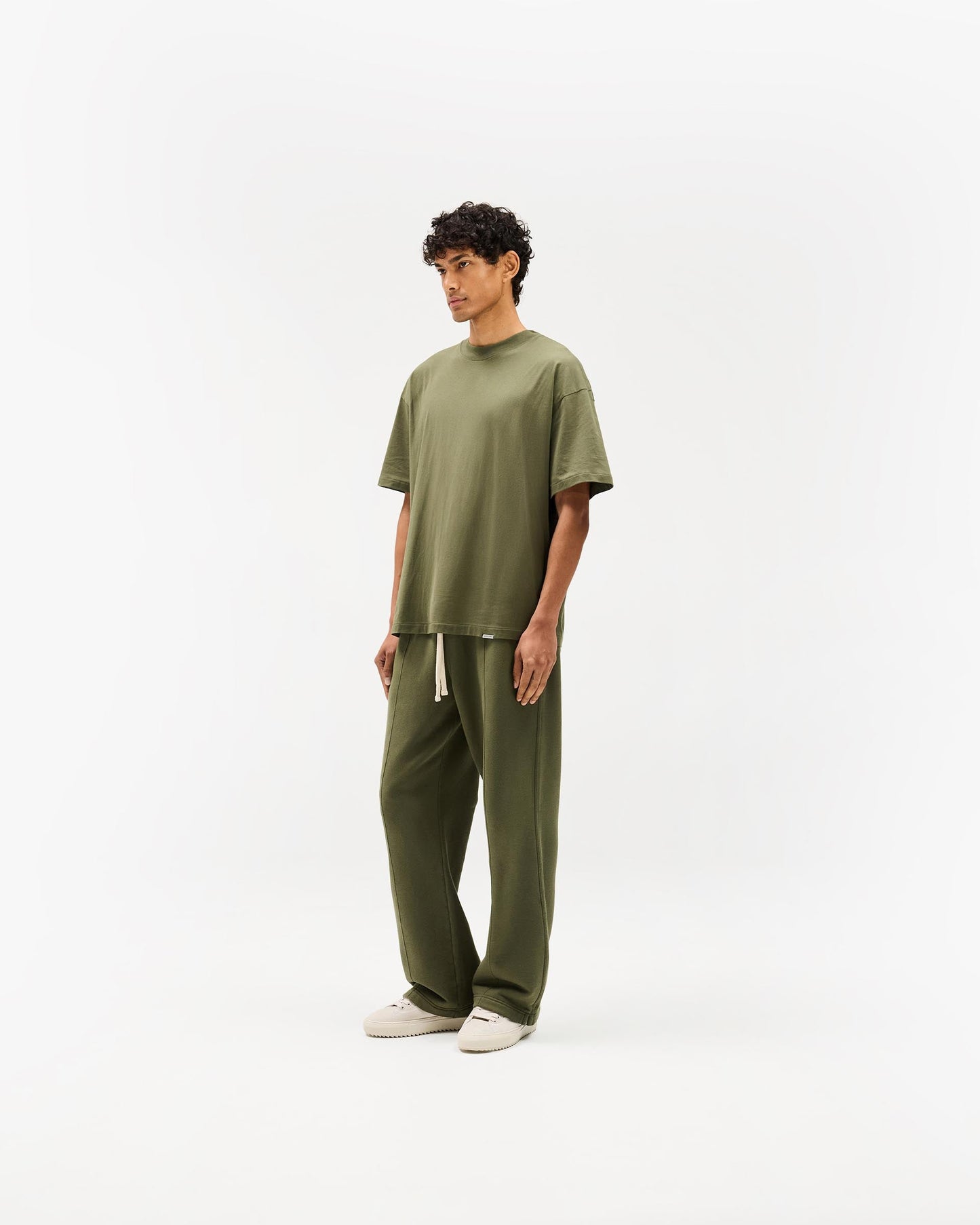 Initial Oversized T-Shirt - Army Green