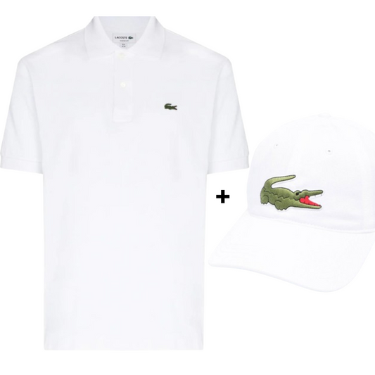 White Lacoste Combo