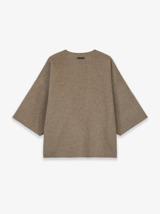Wool Cashmere V-Neck Lounge Tee
