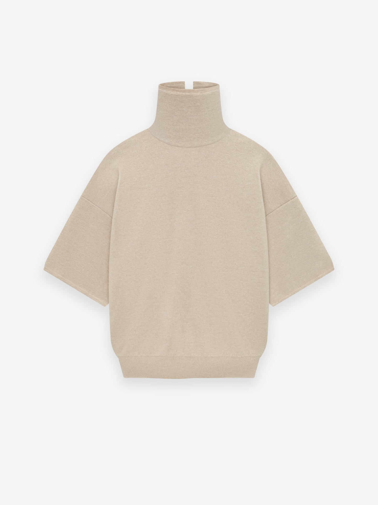 Merino Knit High Neck Tee