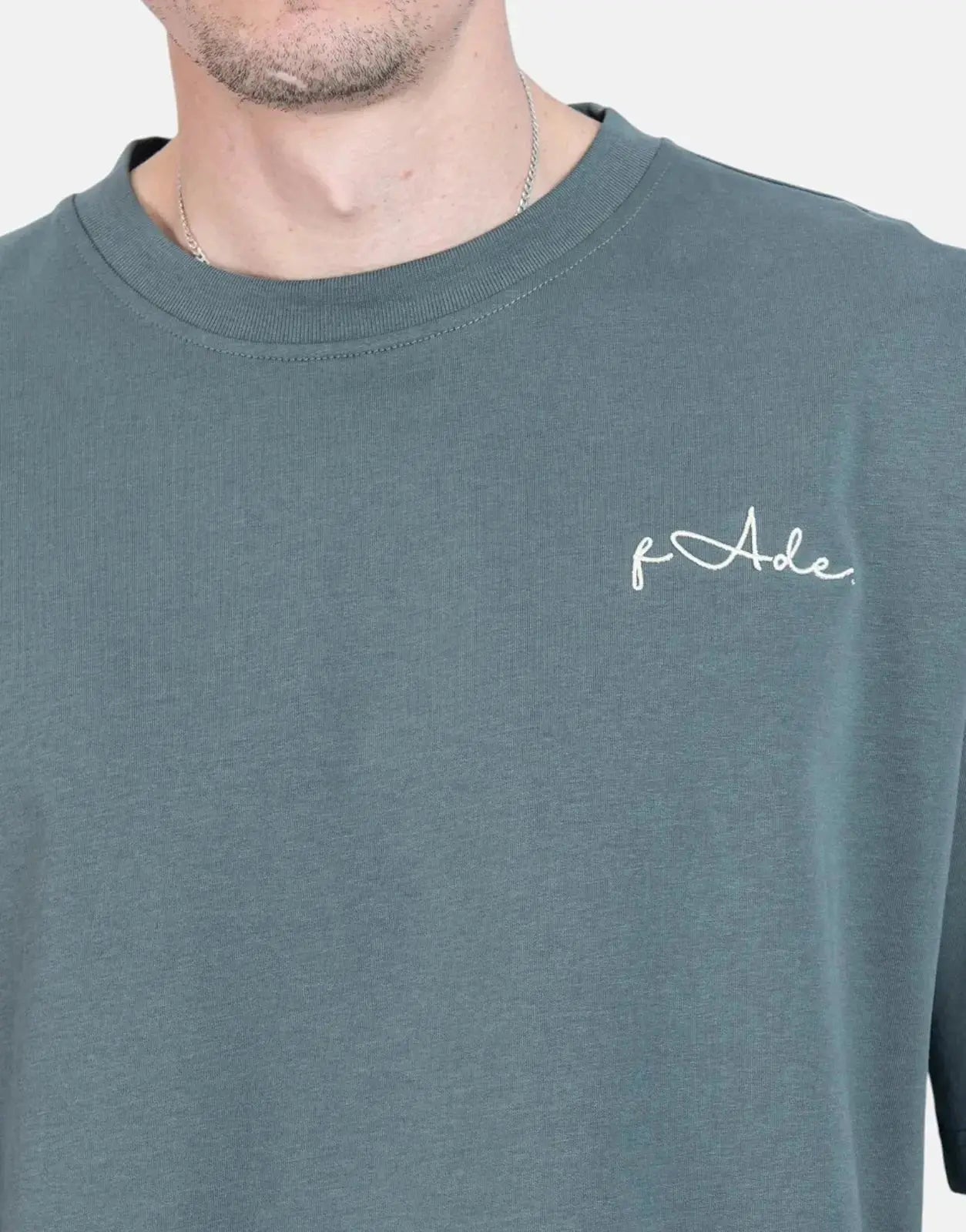 Fade Signature Boxy Green T-Shirt