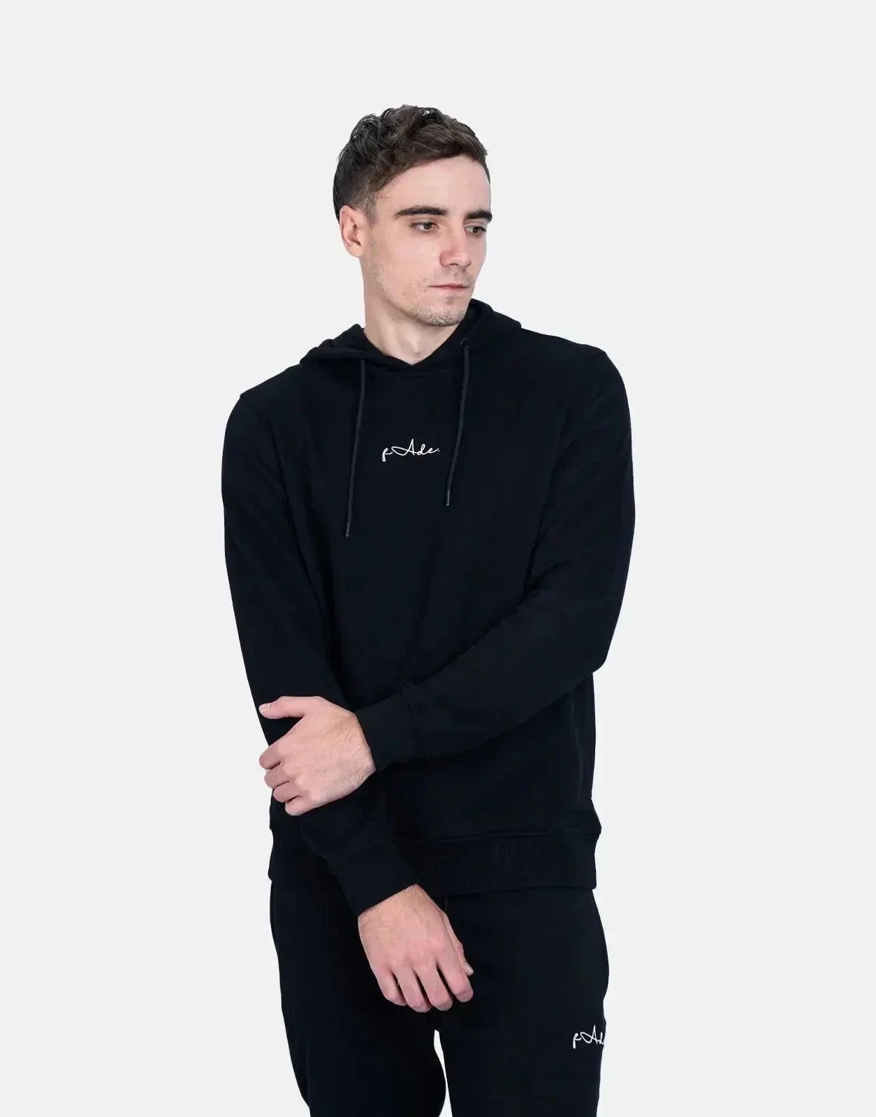 Fade Signature Hooded Sweatshirt Black