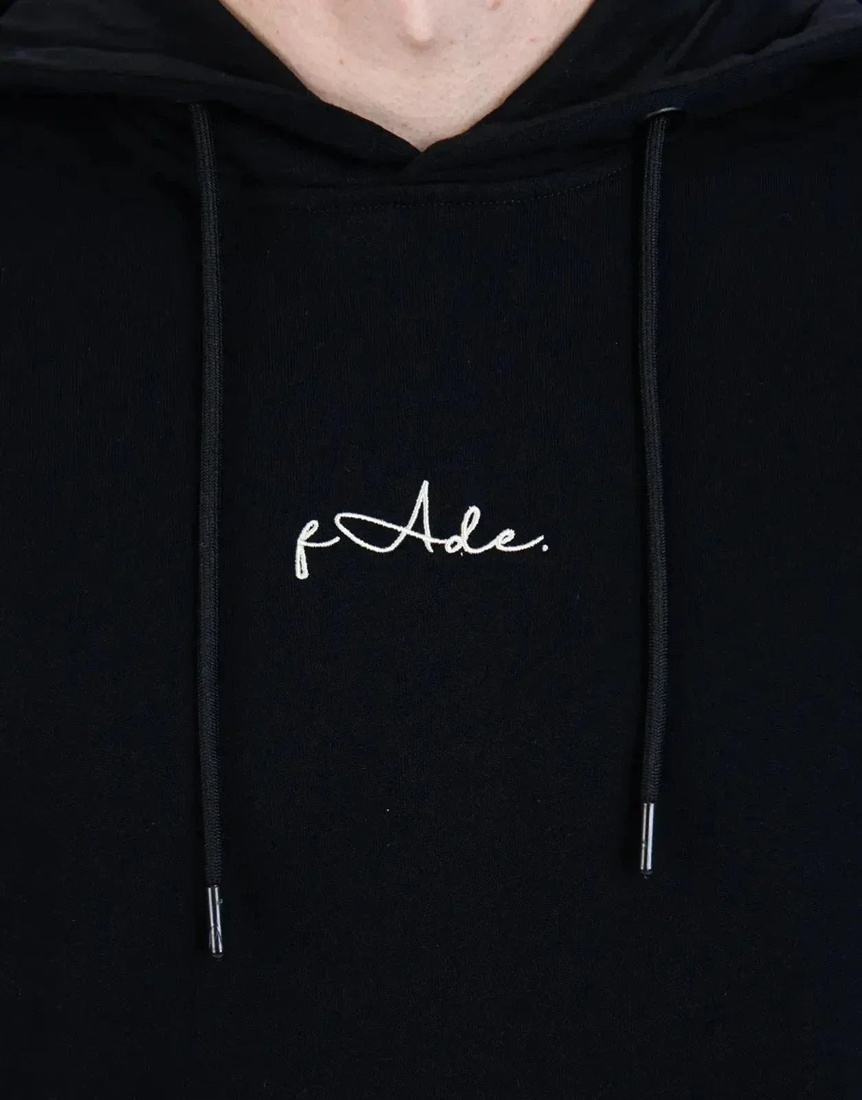 Fade Signature Hooded Sweatshirt Black