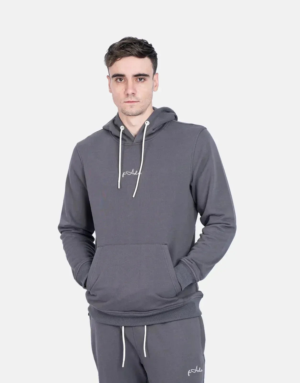Fade Signature Hooded Sweatshirt Grey
